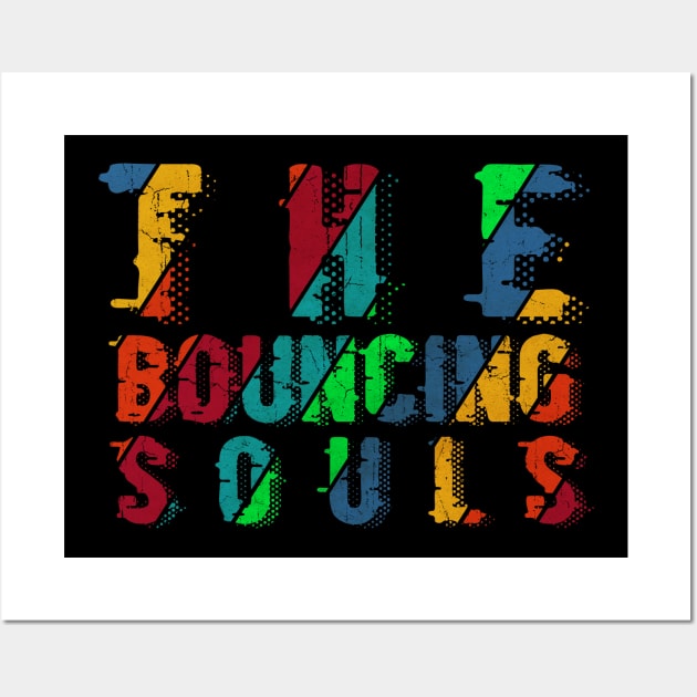 vintage color The Bouncing Souls Wall Art by Rada.cgi